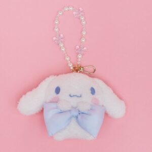 團購優惠!日本Maison de FLEUR x Sanrio 毛公仔掛飾 ぬいぐるみチャーム玉桂狗Cinnamoroll Kogimyun Kuromi 布甸狗PompomPurin My Melody Hello Kitty