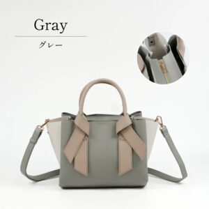 日本LAMB MODE 拼色蝴蝶結兩用袋トライカラーの2Wayバッグ