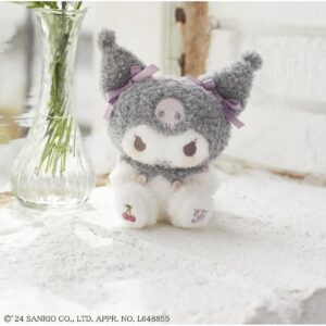 日本Maison de FLEUR× Sanrio 毛毛款掛飾 My Melody, Kuromi, Cinnamoroll, Hello Kitty チャーム