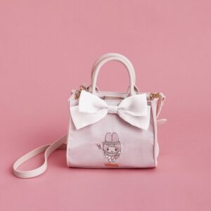 日本Maison de FLEUR My Melody 2WAY手袋/斜孭袋 フェイスショルダーバッグ SANRIO