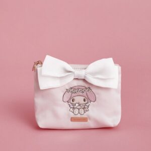 日本Maison de FLEUR My Melody 蝴蝶結散紙包 ポーチ SANRIO