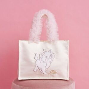 日本Maison de FLEUR  Disney Marie Cat 小物袋/手提袋/花絹掛繩ラウンドポーチ/トートバッグ/ストラップチャーム