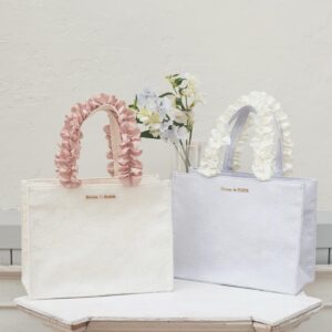日本Maison de FLEUR 名古屋高島屋限定 – 提花方形小手袋 Lunch Time袋 名古屋タカシマヤ限定 ジャカードスクエアトートバッグ
