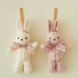 日本Maison de FLEUR 玫瑰兔仔吊飾 ローズラビットチャーム