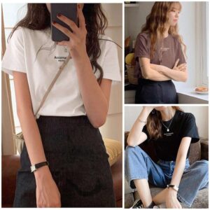 [滿$350+$38換購]日本GRL 低調淨色Logo T恤 ロゴTシャツ[ze290]