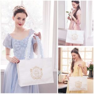 日本Maison de FLEUR Belle/Cinderella/Aurora 方形托特袋 スクエアトートバッグ