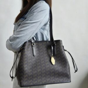 [包順豐自取🧧] [可放A4]韓版Jillstuart Rosella Chilling Pattern 側孭袋 브라운 로젤라칠링 패턴 쇼퍼백 L JABA5E300W2