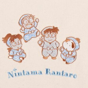 日本NHK商店 忍者亂太郎 刺繡帆布袋 忍たま乱太郎 サガラ刺繍トートバッグ 一丁班 五年生 六年生