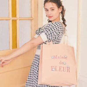 [清倉 包順豐自取❤️‍🔥][可放A4]日本Maison de Fleur Kogimyun方形帆布袋 シナモロール　スクエアトートバッグ