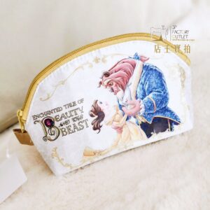 [滿$350+$35換]日本東京迪士尼 美女與野獸 收納袋 美女と野獣スーベニアポーチ