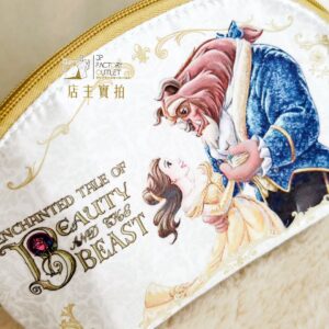 [滿$350+$35換]日本東京迪士尼 美女與野獸 收納袋 美女と野獣スーベニアポーチ