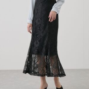 日本Jayro LACE通花 魚尾裙レースティアードスカート