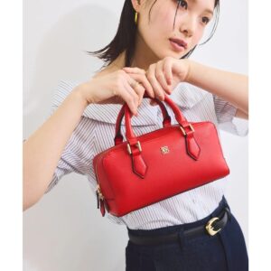 宣傳款！日本VIS（ビス）橫向雙用迷你波士頓包 横長2WAYミニボストン(RED)