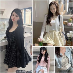 [超修手臂💪]日本GRL短版螺紋針織冷衫 クロップド丈リブカーディガン[dk1367]