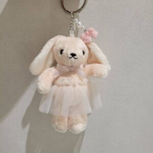 日本Maison de FLEUR 垂耳兔造型掛飾 たれ耳ラビットチャーム