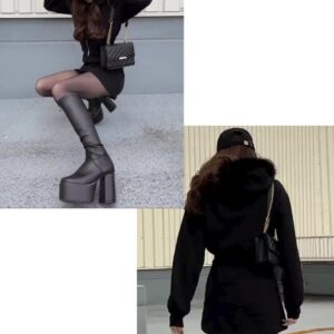 日本GRL 毛絨連帽拉鍊上衣 ファーフードジップパーカー