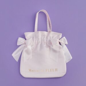 日本Maison de FLEUR 透明背面 雙蝴蝶結 側孭袋 スペシャルダブルリボントートバッグ