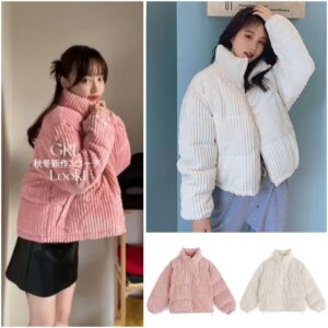 [粉色包順豐自取🧧]日本GRL 燈芯絨棉外套 コーデュロイダウンジャケット[ask38]