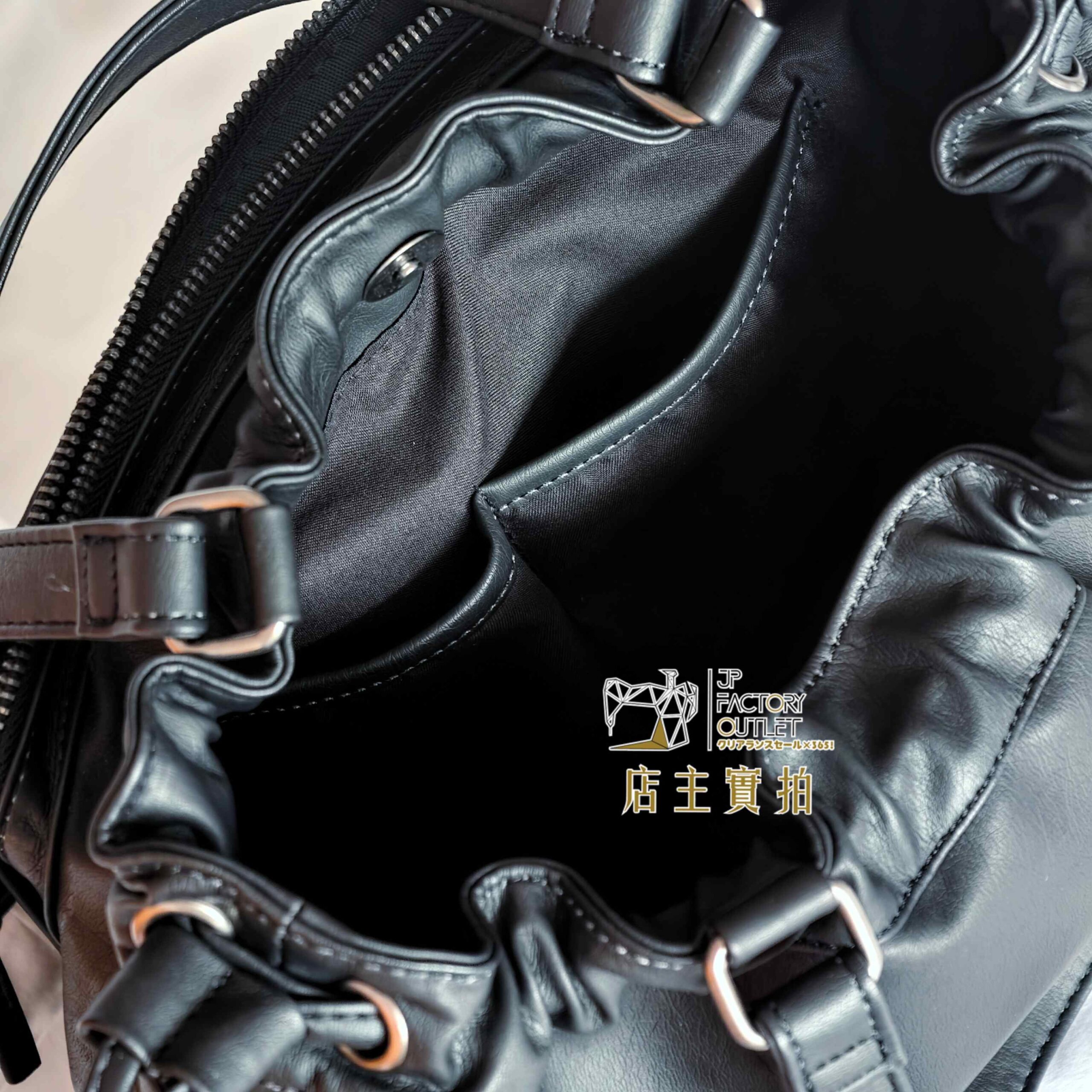 日本HEATHER 2WAY 柔軟仿皮 多分格雲朵包 2WAYマルチポケットBAG