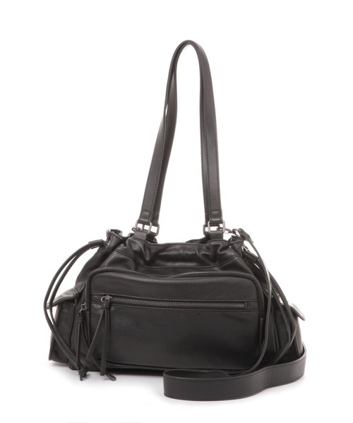 日本HEATHER 2WAY 柔軟仿皮 多分格雲朵包 2WAYマルチポケットBAG