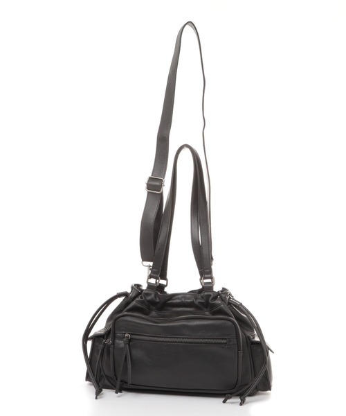 日本HEATHER 2WAY 柔軟仿皮 多分格雲朵包 2WAYマルチポケットBAG